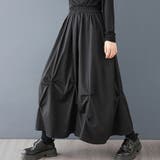 ブラック | ボトムス Aライン スカート | Doux Belle 
