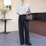 ワイドシルエットスラックスパンツ | Doux Belle  | 詳細画像10 