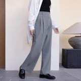 ワイドシルエットスラックスパンツ | Doux Belle  | 詳細画像12 