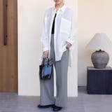 ワイドシルエットスラックスパンツ | Doux Belle  | 詳細画像14 