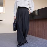 ワイドシルエットスラックスパンツ | Doux Belle  | 詳細画像6 