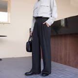 ワイドシルエットスラックスパンツ | Doux Belle  | 詳細画像7 