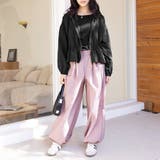 パラシュートパンツ ワイドパンツ ナイロン | Doux Belle  | 詳細画像11 