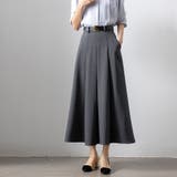 ハイウエスト ギャザースカート ロングスカート | Doux Belle  | 詳細画像4 