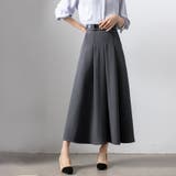 ハイウエスト ギャザースカート ロングスカート | Doux Belle  | 詳細画像5 