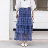 2typeチュールロングスカート | Doux Belle  | 詳細画像3 