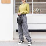 サイドリボンバギーデニムパンツ | Doux Belle | 詳細画像10