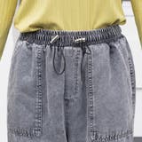 サイドリボンバギーデニムパンツ | Doux Belle | 詳細画像11