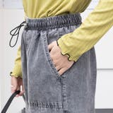 サイドリボンバギーデニムパンツ | Doux Belle | 詳細画像12