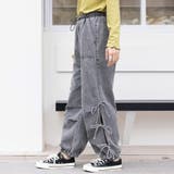 サイドリボンバギーデニムパンツ | Doux Belle | 詳細画像7