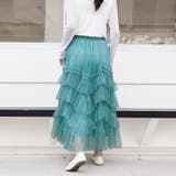 ティアードチュールロングスカート | Doux Belle  | 詳細画像14 