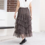 ティアードチュールロングスカート | Doux Belle  | 詳細画像2 