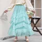 ティアードチュールロングスカート | Doux Belle  | 詳細画像5 