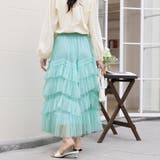 ティアードチュールロングスカート | Doux Belle  | 詳細画像6 