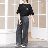 ストレートワイドデニムパンツ | Doux Belle | 詳細画像12