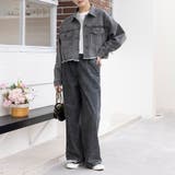 ストレートワイドデニムパンツ | Doux Belle | 詳細画像14