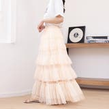 シアーティアードロングスカート | Doux Belle  | 詳細画像15 