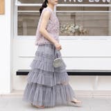 シアーティアードロングスカート | Doux Belle  | 詳細画像3 