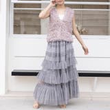 シアーティアードロングスカート | Doux Belle  | 詳細画像4 