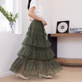 シアーティアードロングスカート | Doux Belle  | 詳細画像6 