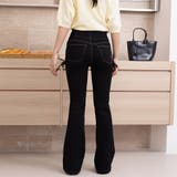 3つボタンフレアデニムパンツ | Doux Belle | 詳細画像11