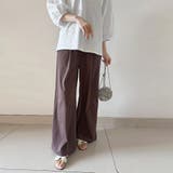 ハイウエストフレアパンツ | Doux Belle | 詳細画像12