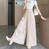 選べる4TYPEハイウエストワイドパンツ&ロングスカート | Doux Belle  | 詳細画像25 