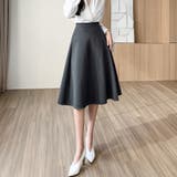 Aラインシルエットフレアミディアム丈スカート | Doux Belle  | 詳細画像11 