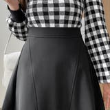 Aラインシルエットフレアミディアム丈スカート | Doux Belle  | 詳細画像13 