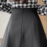 Aラインシルエットフレアミディアム丈スカート | Doux Belle  | 詳細画像15 