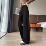 サイドスリット入りワイドパンツ | Doux Belle  | 詳細画像6 