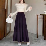 ハイウエストプリーツロングスカート | Doux Belle | 詳細画像15