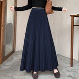 ハイウエストプリーツロングスカート | Doux Belle | 詳細画像16