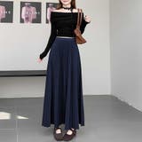 ハイウエストプリーツロングスカート | Doux Belle | 詳細画像18