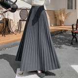 ハイウエストプリーツロングスカート | Doux Belle | 詳細画像2