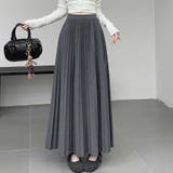 ハイウエストプリーツロングスカート | Doux Belle | 詳細画像4