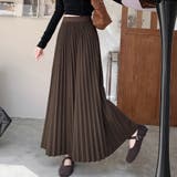 ハイウエストプリーツロングスカート | Doux Belle | 詳細画像7