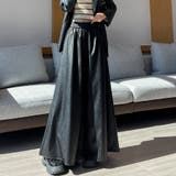 フェイクレザーワイドパンツ | Doux Belle  | 詳細画像10 