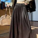 フェイクレザーワイドパンツ | Doux Belle  | 詳細画像2 