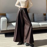 フェイクレザーワイドパンツ | Doux Belle  | 詳細画像5 