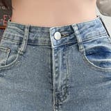 立体ドット加工フレアデニムパンツ レディース パンツ | Doux Belle  | 詳細画像8 