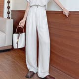 タック入りワイドパンツ レディース パンツ | Doux Belle  | 詳細画像1 