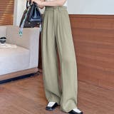 タック入りワイドパンツ レディース パンツ | Doux Belle  | 詳細画像15 