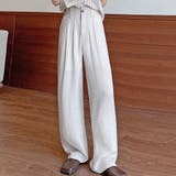 タック入りワイドパンツ レディース パンツ | Doux Belle  | 詳細画像2 