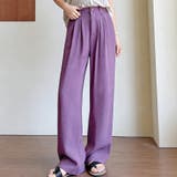 タック入りワイドパンツ レディース パンツ | Doux Belle  | 詳細画像23 