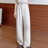 タック入りワイドパンツ レディース パンツ | Doux Belle  | 詳細画像3 