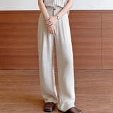 タック入りワイドパンツ レディース パンツ | Doux Belle  | 詳細画像4 