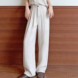 タック入りワイドパンツ レディース パンツ | Doux Belle  | 詳細画像5 