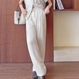 タック入りワイドパンツ レディース パンツ | Doux Belle  | 詳細画像6 