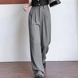 タック入りワイドパンツ レディース パンツ | Doux Belle  | 詳細画像9 